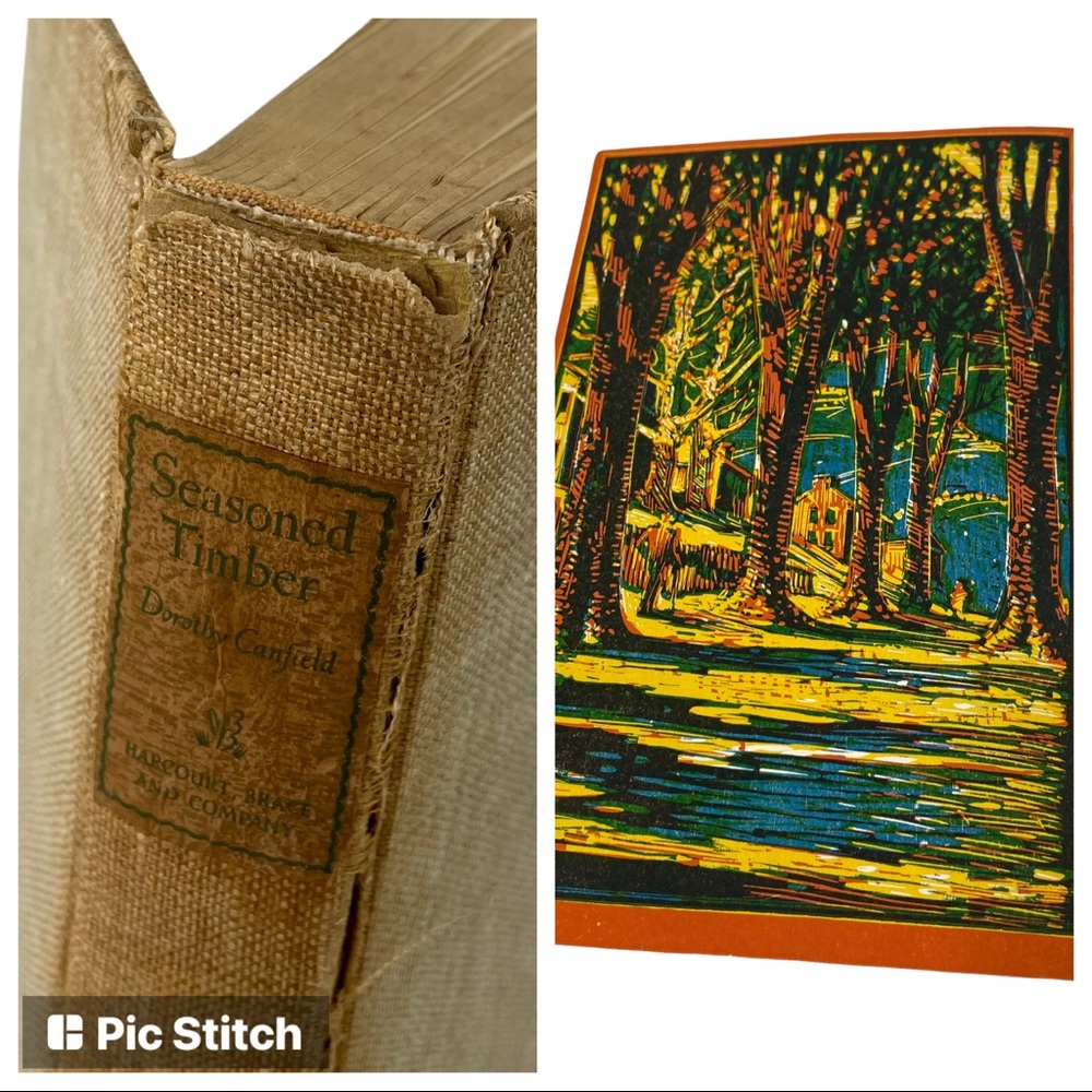 Seasoned Timber by Dorothy Canfield 1939 Hardcourt Brace & Company Hardcover 30s